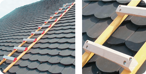 Crochet de sécurité pour échelles de toit - Echamat Kernst